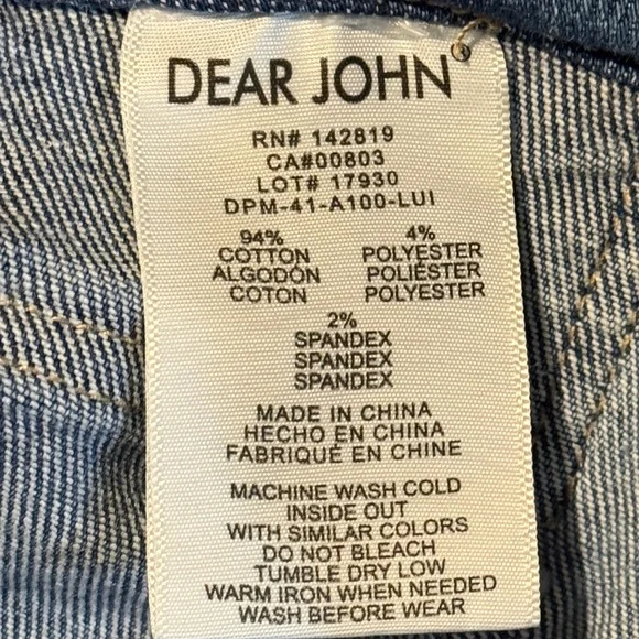 Dear John Flare Jeans in Classic Blue - Picture 5 of 6